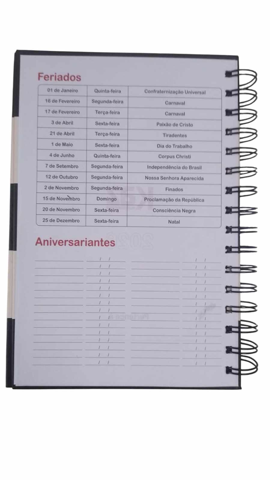 AGENDA LISTRAS 2026 KZ1155